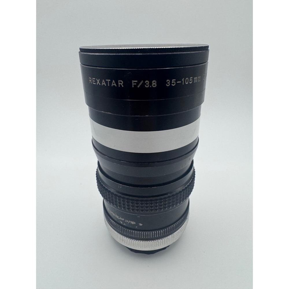 Rexatar 35-105mm f/3.8 Zoom Lens Made in Japan Vintage Camera Lens 67mm Cap